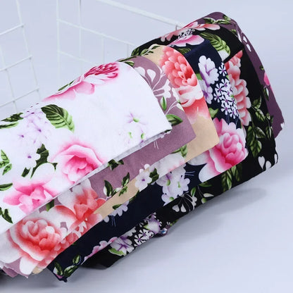 Moterų Apatiniai  - Aukšta Liemena Gėlių Raštas - Medvilnė Seamless