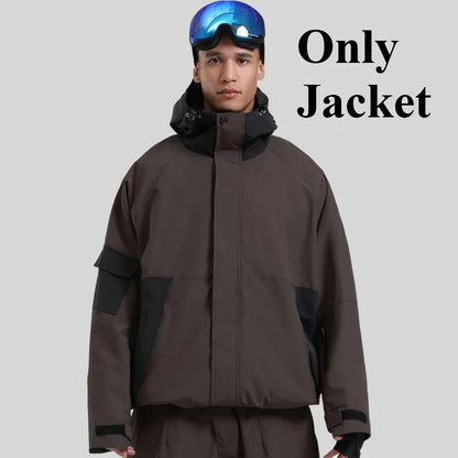 Slidinėjimo Striukė  - Vandeniui Atspari Snowboard Striukė su Gobtuku