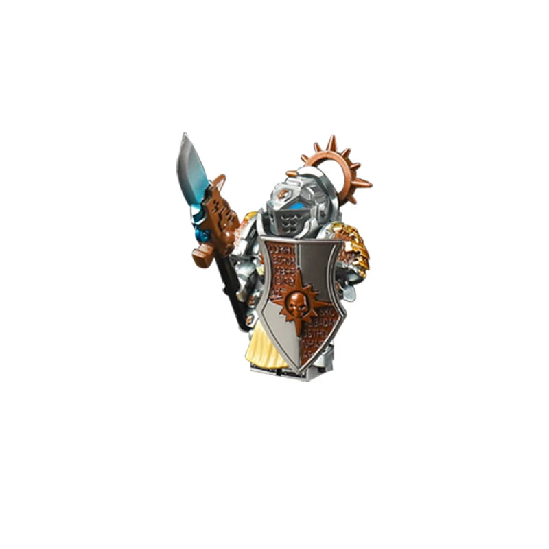 MOC Viduramžių Karžygiai - Elfai, Orkai, Nykštukai, Ličai - Konstruktorius Vaikams