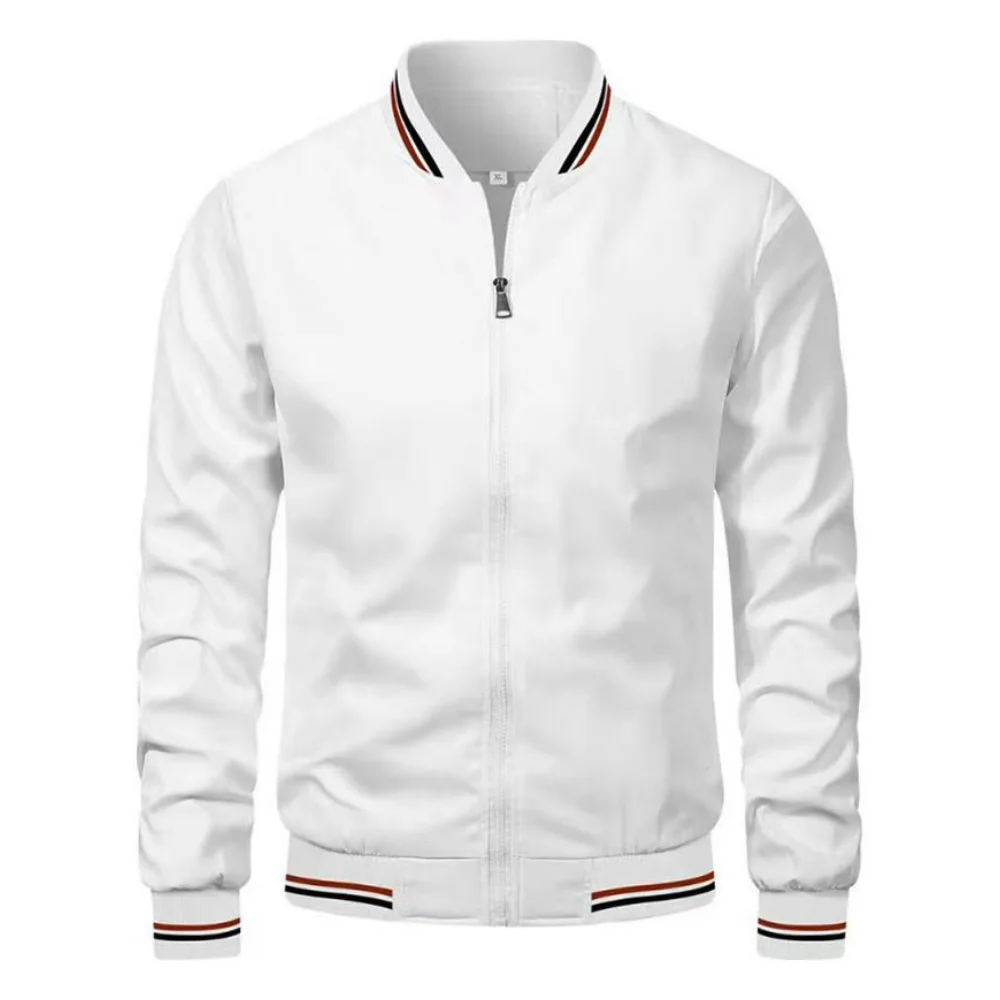 Vyriška Slim Fit Striukė - Rudeninė Vėjo Neperpučiama Stilinga Striukė