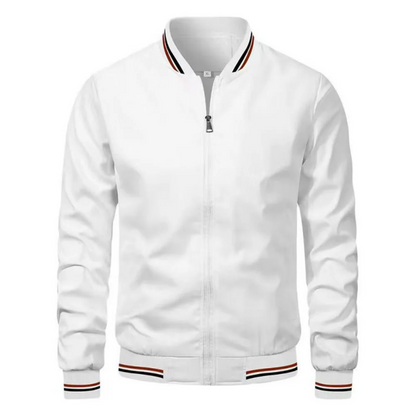 Vyriška Slim Fit Striukė - Rudeninė Vėjo Neperpučiama Stilinga Striukė