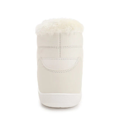 Žieminiai Barefoot Batai Moterims - Šilti Sniego Batai su Pliušu - Vandeniui Atsparūs