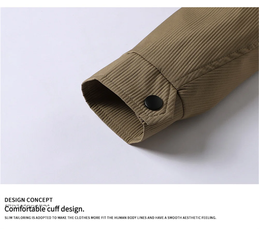 Vyriška Madinga Striukė Korėjiečių Stiliaus - Denim Imitacijos Striukė Pavasariui-Rudeniui-Žiemai