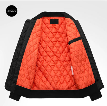 Vyriška Žieminė Parka Striukė - Vandeniui Atspari Vatinė Striukė su Užtrauktuku