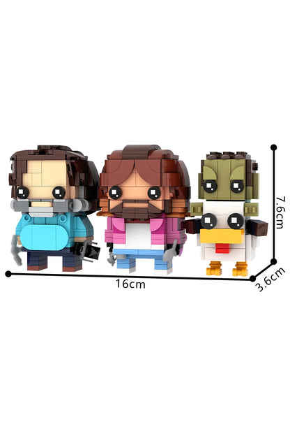 MOC Minecraft Vištos Jojikas - Interaktyvus Žaidimas - Lavos Višta Konstruktorius