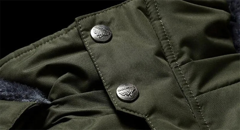 Vyriška Žieminė Striukė Lauko Veikloms - Vandeniui Atspari su Gobtuku