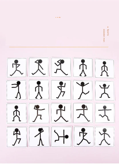 Montessori Medinė Dėlionė Vaikams | Sporto Pozos - Edukacinis Žaidimas Rankų Įgūdžiams