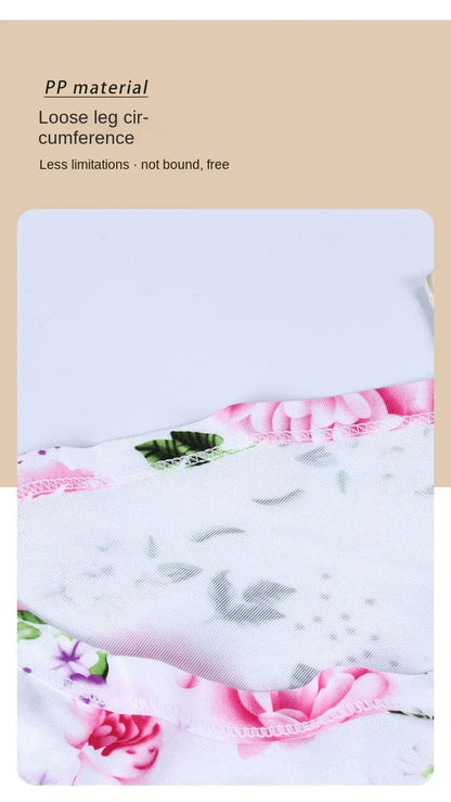 Moterų Apatiniai  - Aukšta Liemena Gėlių Raštas - Medvilnė Seamless