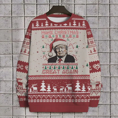 2025 Naujas 3D Spausdintas Kalėdinis Megztinis | Ugly Sweater Unisex su Animaciniu Raštu