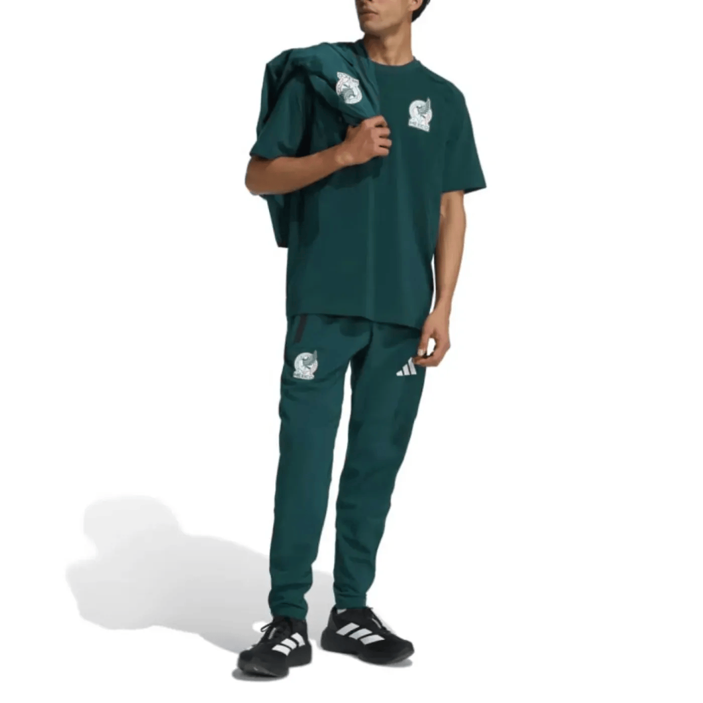 Mexico Casual Travel hooded presentation tracksuit 2026/27 - Adidas-3