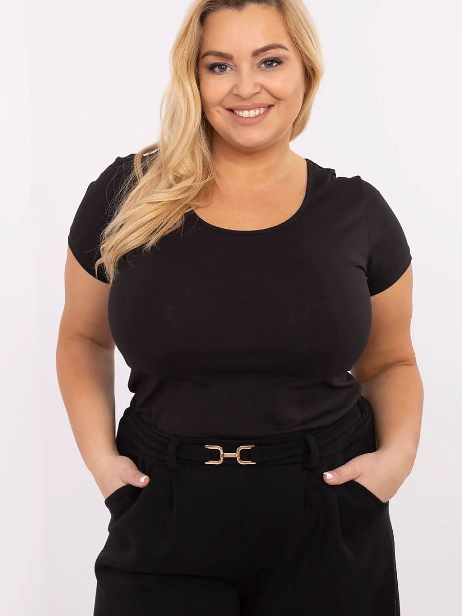 Plus size T-shirt model 211764 Relevance-0