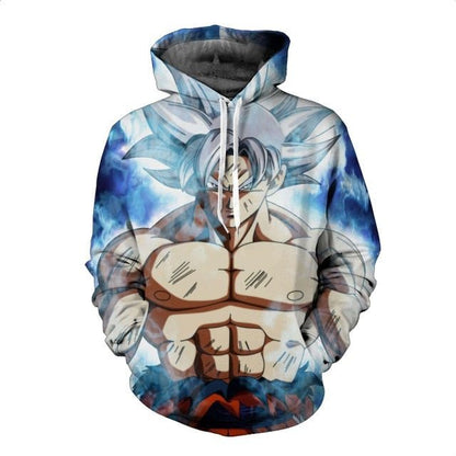 Dragon Ball Z Goku 3D Džemperis su Gobtuvu Unisex