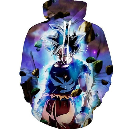 Dragon Ball Z Goku 3D Džemperis su Gobtuvu Unisex